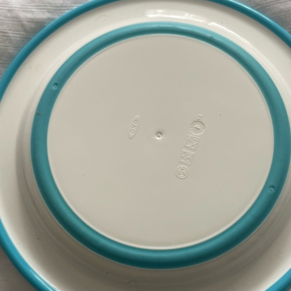 Vintage OXO child’s 2pc melmacware w/blue rubber grippy edges. EUC! - Picture 7 of 14
